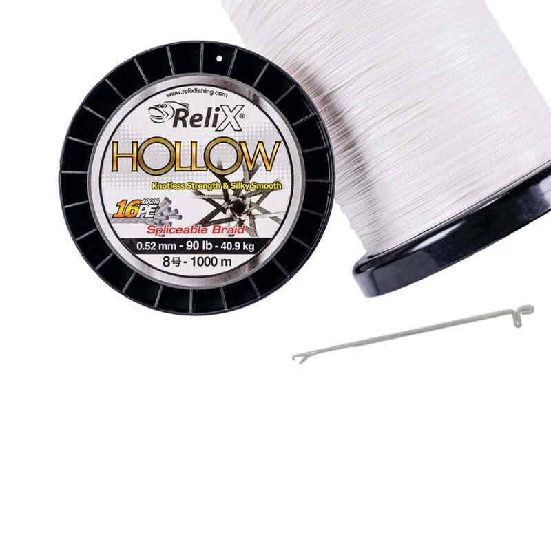 Relix Hollow Super 600 M Braided Line Silber 0.780 mm Relix Hollow Super 600 M Braided Line Silber 0.780 mm von Relix