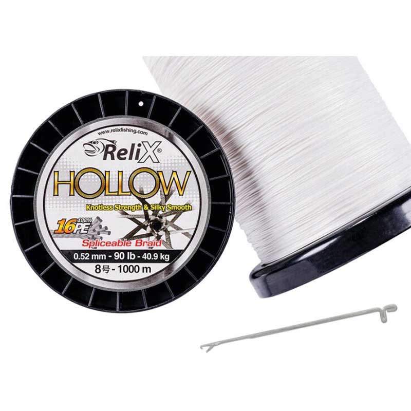 Relix Hollow X16 1000 M Braided Line Durchsichtig 0.600 mm Relix Hollow X16 1000 M Braided Line Durchsichtig 0.600 mm von Relix