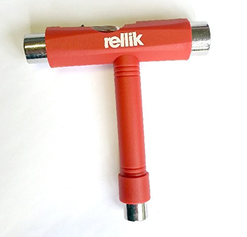 Rellik T-Tool Skateboard-Werkzeug rot Rellik T-Tool Skateboard-Werkzeug rot von Rellik