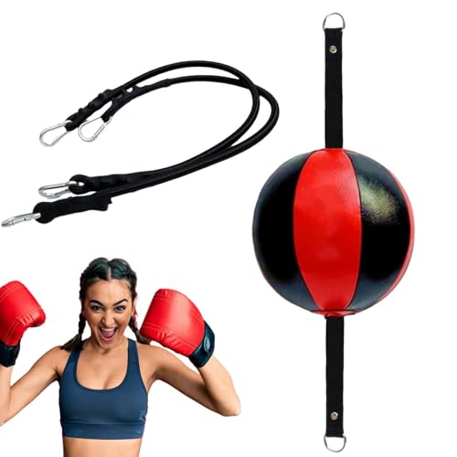 Renopfect Doppelend-Speedball,Doppelend-Boxball | Ausweichen Speed ​​Bag Gym,Gym Speed ​​Boxing Bags, Boxing Double End Ball, Robustes Gym-Zubehör, Boxtrainingsausrüstung für Reaktion, Beweglichkeit von Renopfect