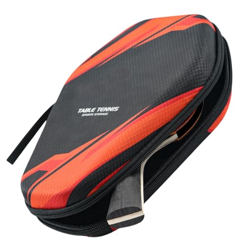 Tischtennisschläger Hülle, Robuste Tischtennisschläger-Hülle Wasserdichte Tischtennishüllen Für 2 Schläger Und 2 Bälle, Tischtennisschläger Tasche, Tischtennis-Tasche Mit Gepolstertem Schlägerfach Tischtennisschläger Hülle, Robuste Tischtennisschläger-Hülle Wasserdichte Tischtennishüllen Für 2 Schläger Und 2 Bälle, Tischtennisschläger Tasche, Tischtennis-Tasche Mit Gepolstertem Schlägerfach von Renopfect