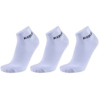 3er Pack REPLAY Low Cut Basic Ankle Socken mit Banderole white/black 39-42 von Replay