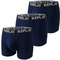 REPLAY Basic Cuff Logo Herren Boxershorts 3er-Pack I101102-N188 REPLAY Basic Cuff Logo Herren Boxershorts 3er-Pack I101102-N188 von Replay