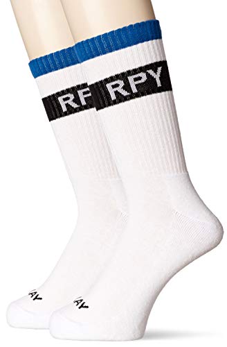 Replay 3A Logo Socken White/Cobalt Blue 43/46 Replay 3A Logo Socken White/Cobalt Blue 43/46 von Replay