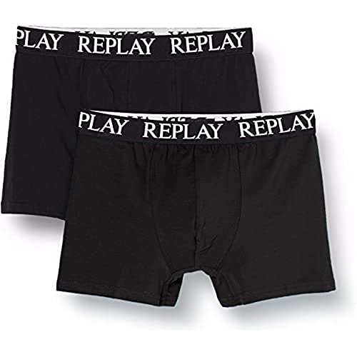 Replay Basic Cuff Unterwäsche 2 pack Black S Replay Basic Cuff Unterwäsche 2 pack Black S von Replay