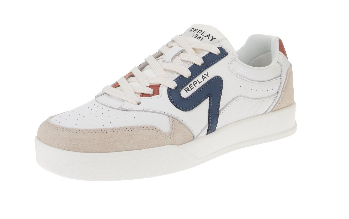 Replay GMZ5N C0002L-121WhiteLt.Navy-41 Sneaker Replay GMZ5N C0002L-121WhiteLt.Navy-41 Sneaker von Replay
