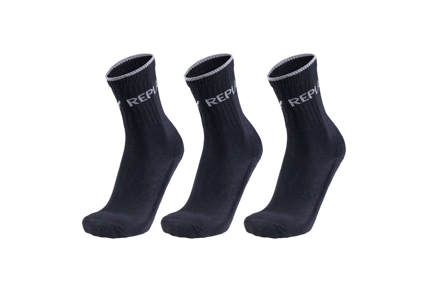 Replay Kurzsocken Unisex Socken, 3er Pack - Tennissocken von Replay