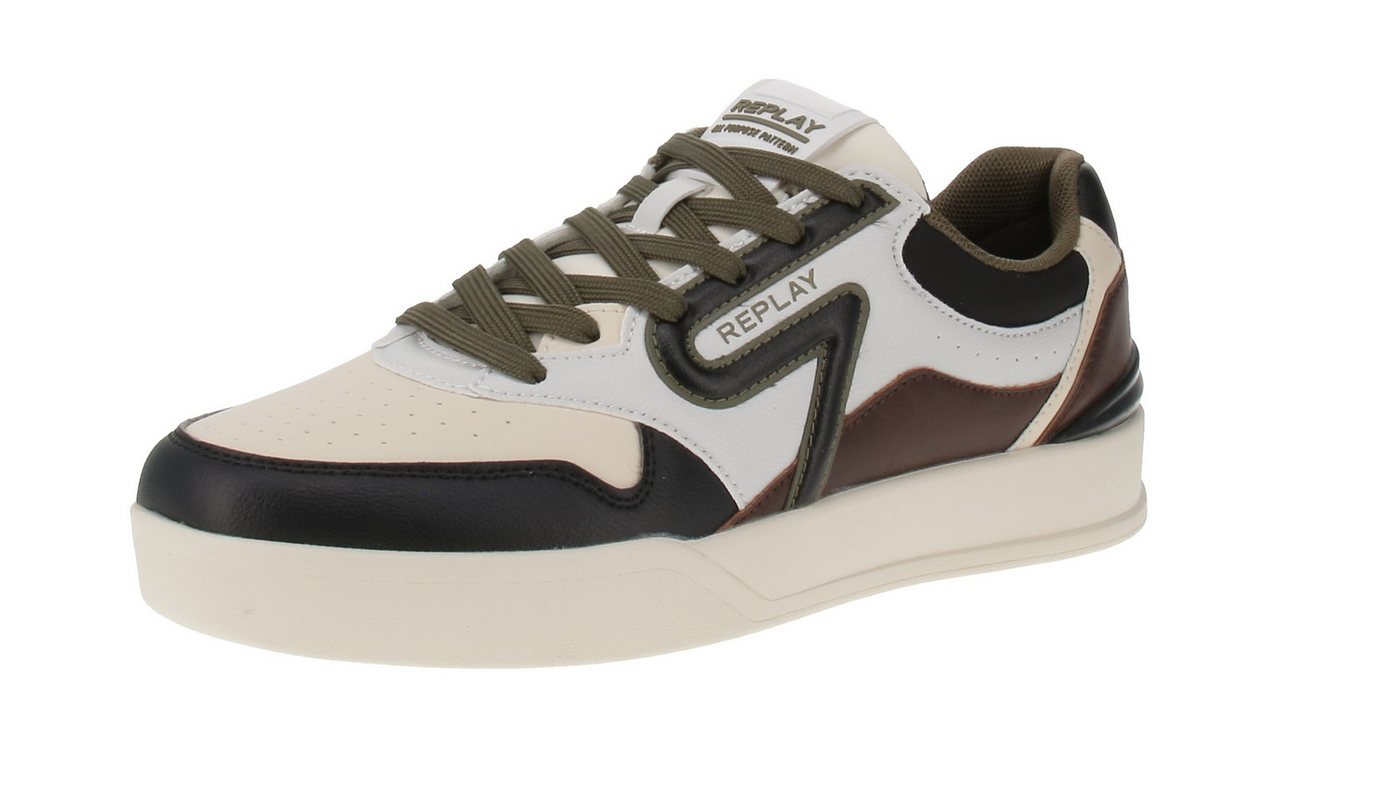 Replay Oyzone Mix GMZ5N C0007S 3416-White-Tofu Black Sneaker Replay Oyzone Mix GMZ5N C0007S 3416-White-Tofu Black Sneaker von Replay