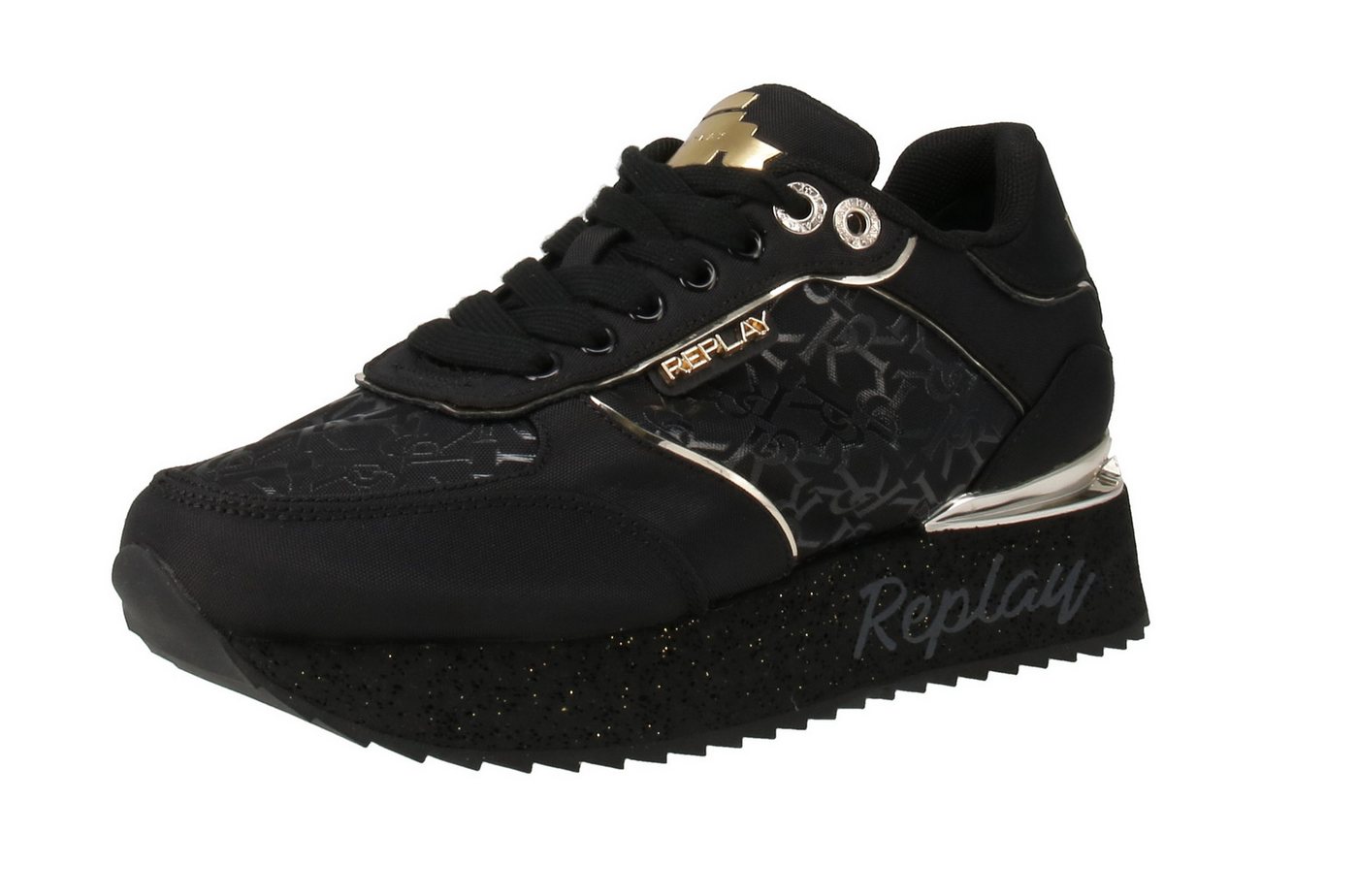 Replay Penny All GWS63 C0127T 003-Black Sneaker Replay Penny All GWS63 C0127T 003-Black Sneaker von Replay