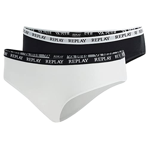 Replay Damen Slip 2er-Set, N171 (Mehrfarbig), M Replay Damen Slip 2er-Set, N171 (Mehrfarbig), M von Replay