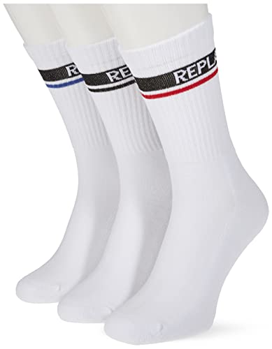 Replay Herren Socken lang Tennissocken, White/Logo Ass Colours N160 (Weiß), 35-38 Replay Herren Socken lang Tennissocken, White/Logo Ass Colours N160 (Weiß), 35-38 von Replay