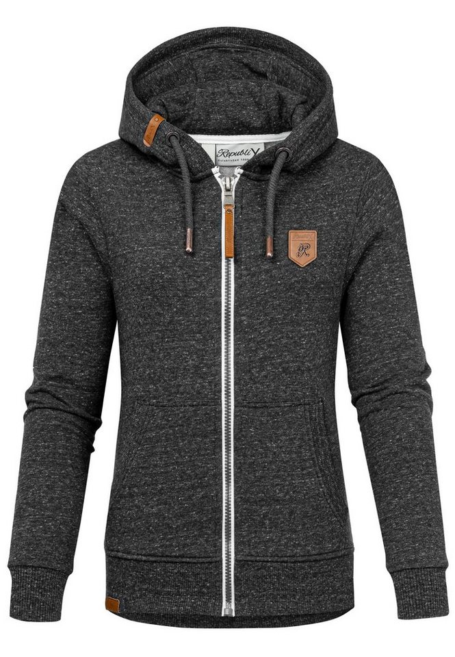 REPUBLIX Sweatjacke FREYA Damen Hoodie Sweatshirt Pullover Zipper Jacke REPUBLIX Sweatjacke FREYA Damen Hoodie Sweatshirt Pullover Zipper Jacke von REPUBLIX