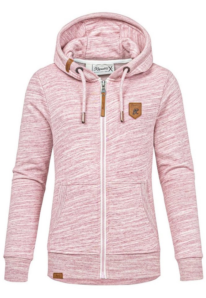 REPUBLIX Sweatjacke FREYA Damen Hoodie Sweatshirt Pullover Zipper Jacke REPUBLIX Sweatjacke FREYA Damen Hoodie Sweatshirt Pullover Zipper Jacke von REPUBLIX