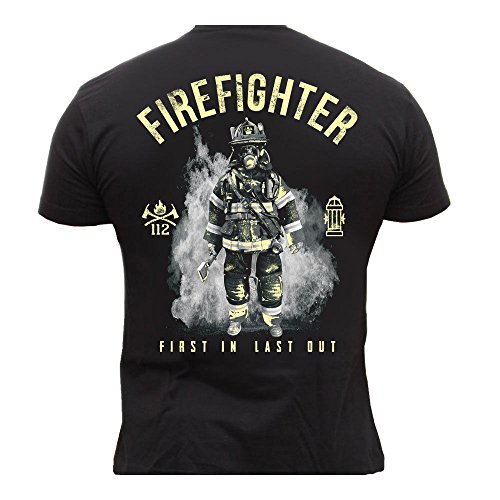 Rescue Point Firefighter Fireman Feuerwehr Herren T-Shirt KF11A (M) von Rescue Point