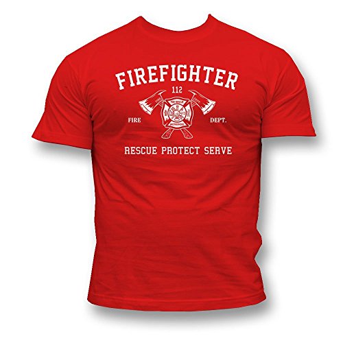 Rescue Point Firefighter Fireman Feuerwehr Herren T-Shirt KF4 (XL) von Rescue Point