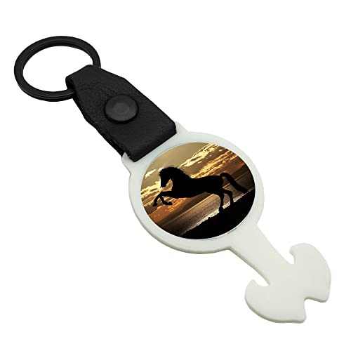 Foto Einkaufswagenlöser nebelweiß Schlüsselanhänger personalisierbar mit Wunschfoto Wunschbild als Geschenk Geschenkidee von Reskey