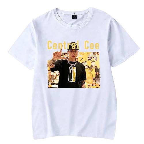 Central CEE Merch T-Shirt Rapper Hiphop Sommer Für Damen/Herren O-Ausschnitt Kurzarm T-Shirt Casual Tee XS-4XL-Black||XS Central CEE Merch T-Shirt Rapper Hiphop Sommer Für Damen/Herren O-Ausschnitt Kurzarm T-Shirt Casual Tee XS-4XL-Black||XS von Respeto