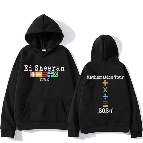 Hoodies Ed Sheeran Hip Hop Bequemes Sweatshirt Herbst Winter Langarm Harajuku Retro Kleidung Männer Frauen Hoodies XS-3XL-Black||XS von Respeto