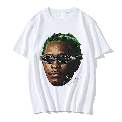 Rapper Young Thug Grafik T-Shirt Männer Frauen Mode Hip Hop Street Style T-Shirt Sommer Casual Kurzarm T-Shirt Übergröße XS-4XL-Black||XS Rapper Young Thug Grafik T-Shirt Männer Frauen Mode Hip Hop Street Style T-Shirt Sommer Casual Kurzarm T-Shirt Übergröße XS-4XL-Black||XS von Respeto