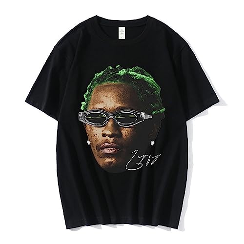 Rapper Young Thug Grafik T-Shirt Männer Frauen Mode Hip Hop Street Style T-Shirt Sommer Casual Kurzarm T-Shirt Übergröße XS-4XL-Black||XS Rapper Young Thug Grafik T-Shirt Männer Frauen Mode Hip Hop Street Style T-Shirt Sommer Casual Kurzarm T-Shirt Übergröße XS-4XL-Black||XS von Respeto