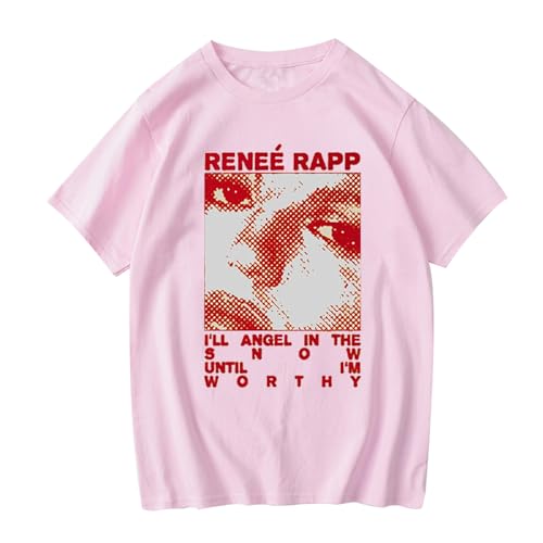 Renee Rapp T-Shirt Tour Print Mode Rundhals Kurzarm T-Shirt Damen Herren Hip Hop T-Shirt XS-3XL-Black||XS Renee Rapp T-Shirt Tour Print Mode Rundhals Kurzarm T-Shirt Damen Herren Hip Hop T-Shirt XS-3XL-Black||XS von Respeto