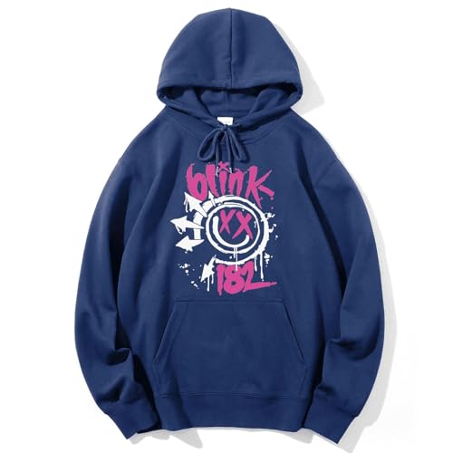 Respeto Bli-nk-182 Unisex Klassisch Bedrucktes Hoodie-Sweatshirt Grafikoberteile Langarm Mode Lässiger Kapuzenpullover XS-3XL-Black||XS Respeto Bli-nk-182 Unisex Klassisch Bedrucktes Hoodie-Sweatshirt Grafikoberteile Langarm Mode Lässiger Kapuzenpullover XS-3XL-Black||XS von Respeto
