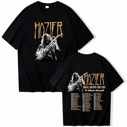 Respeto Herren Damen T-Shirt Rundhalsausschnitt Baumwolle T-Shirt Klassisch Übergroßes T-Shirt Hozier Music Album Shirt Sweatshirt Für Street Wear XS-3XL-Black||XS Respeto Herren Damen T-Shirt Rundhalsausschnitt Baumwolle T-Shirt Klassisch Übergroßes T-Shirt Hozier Music Album Shirt Sweatshirt Für Street Wear XS-3XL-Black||XS von Respeto