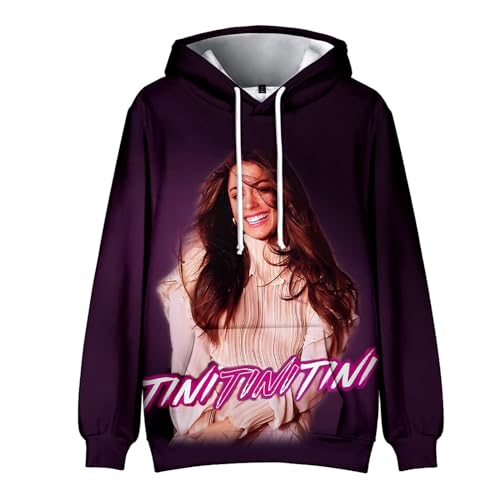 Respeto Herren Und Damen 3D-Gedruckter Kapuzenpullover Tini Stoessel Singer Langarm-Sweatshirt Loses Übergroßes Sweatshirt-Hoodie XS-3XL-1||XS Respeto Herren Und Damen 3D-Gedruckter Kapuzenpullover Tini Stoessel Singer Langarm-Sweatshirt Loses Übergroßes Sweatshirt-Hoodie XS-3XL-1||XS von Respeto