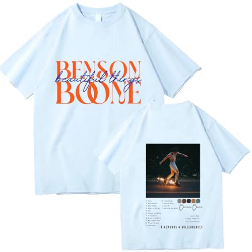 Respeto Hip-Hop-Rapper-T-Shirt, Benson Boone, Bedrucktes T-Shirt, O-Ausschnitt, Baumwolle, Kurzärmeliges Hemd, Sommer-Paar-T-Shirt, Fan-Geschenk, XS-3XL-Black||XS Respeto Hip-Hop-Rapper-T-Shirt, Benson Boone, Bedrucktes T-Shirt, O-Ausschnitt, Baumwolle, Kurzärmeliges Hemd, Sommer-Paar-T-Shirt, Fan-Geschenk, XS-3XL-Black||XS von Respeto