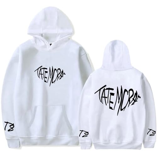 Respeto Hoodie Tate McRae World Tour Kapuzenpullover Für Herren Und Damen Mit Kordelzug, Modischer Pullover, XS-3XL-White||XS von Respeto