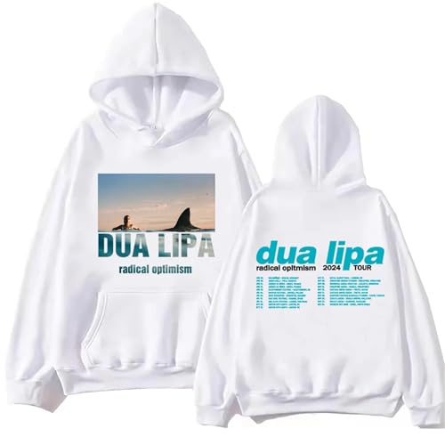 Respeto Rapper Dua-Lipa Hoodie Print Hoodie Langarm Polyester Baumwolle Sport Pullover Hip Hoodie Top Unisex Sweatshirt XS-3XL-Black||XS von Respeto