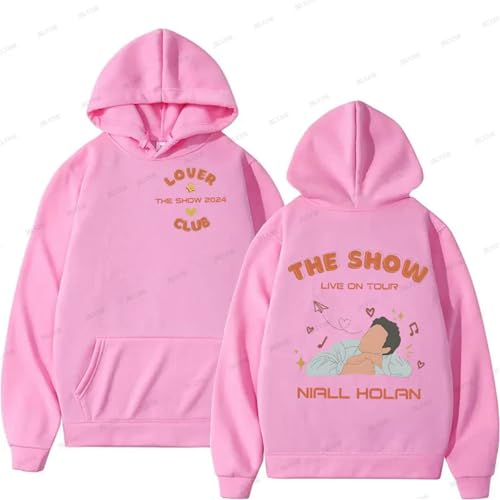 Respeto Sweatshirt Niall Horan The Show Live On Tour 2024 Kapuzenpullover Herren Damen Retro Harajuku Mode Sweatshirt Lässiger Pullover Übergroße Kapuzenpullover XS-3XL-Black||XS von Respeto