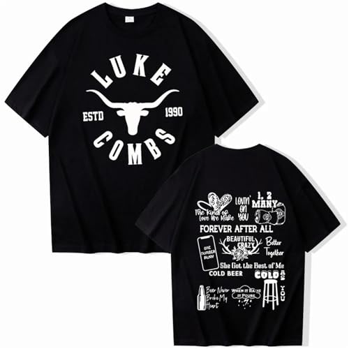 Respeto T-Shirt Country-Western-Musik Retro-T-Shirt Herren- Und Damen-T-Shirt Aus Baumwolle Mit O-Ausschnitt Von Luke Combs, Kurzärmeliges Shirt, Fan-Geschenk, XS-3XL-Black||XS Respeto T-Shirt Country-Western-Musik Retro-T-Shirt Herren- Und Damen-T-Shirt Aus Baumwolle Mit O-Ausschnitt Von Luke Combs, Kurzärmeliges Shirt, Fan-Geschenk, XS-3XL-Black||XS von Respeto