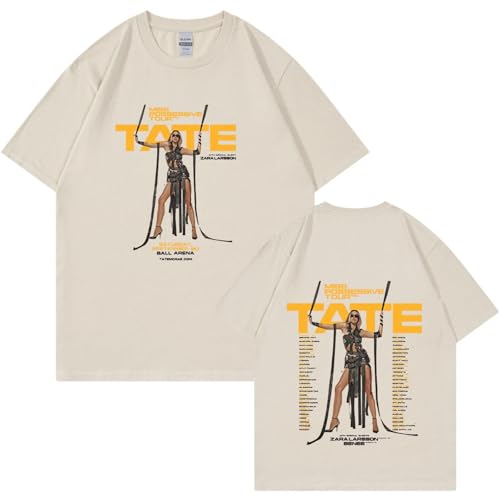 Respeto T-Shirt Hip-Hop Sänger Tate McRae T-Shirt Herren Unisex Kurzärmeliges T-Shirt Aus Baumwolle Unisex Vintage T-Shirt Mit Rundhalsausschnitt XS-3XL-Black||XS Respeto T-Shirt Hip-Hop Sänger Tate McRae T-Shirt Herren Unisex Kurzärmeliges T-Shirt Aus Baumwolle Unisex Vintage T-Shirt Mit Rundhalsausschnitt XS-3XL-Black||XS von Respeto