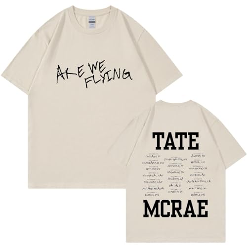 Respeto T-Shirt Tate McRae Merchandise Bedrucktes Baumwoll-T-Shirt Are We Flying Tour T-Shirt Rundhals-Kurzarm-T-Shirt Harajuku Streetwear Damen Herrenmode-T-Shirt XS-3XL Respeto T-Shirt Tate McRae Merchandise Bedrucktes Baumwoll-T-Shirt Are We Flying Tour T-Shirt Rundhals-Kurzarm-T-Shirt Harajuku Streetwear Damen Herrenmode-T-Shirt XS-3XL von Respeto