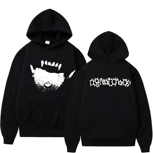 Respeto Unisex Hoodie Ken Carson Merch Hoodie Hip Hop Künstler Trendy Pullover Männer Frauen Harajuku Mode Y2K Sweatshirt XS-3XL-Black||XS von Respeto