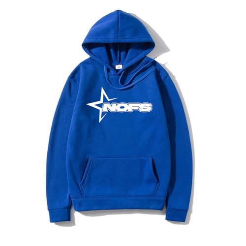 Respeto Unisex Hoodie Sport Hoodie, Herren NOFS Sports Letter Print Loose Pullover Hoodie Y2K Hip-Hop Street Sports Pullover Casual Top XS-3XL-Blue||XS Respeto Unisex Hoodie Sport Hoodie, Herren NOFS Sports Letter Print Loose Pullover Hoodie Y2K Hip-Hop Street Sports Pullover Casual Top XS-3XL-Blue||XS von Respeto