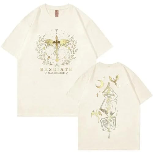 Respeto Unisex T-Shirt Fourth Wing Knight Doppelseitiges T-Shirt Für Männer Und Frauen Harajuku Retro Fashion Übergroßes Baumwoll-T-Shirt XS-3XL-Black||XS Respeto Unisex T-Shirt Fourth Wing Knight Doppelseitiges T-Shirt Für Männer Und Frauen Harajuku Retro Fashion Übergroßes Baumwoll-T-Shirt XS-3XL-Black||XS von Respeto