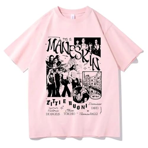 T-Shirt Rock Band Mane-Skin Bedrucktes T-Shirt Herren Retro Punk Übergroßes Kurzarm-Sweatshirt Herren Baumwoll-T-Shirt Herren Loose Street Shirt XS-3XL-Black||XS T-Shirt Rock Band Mane-Skin Bedrucktes T-Shirt Herren Retro Punk Übergroßes Kurzarm-Sweatshirt Herren Baumwoll-T-Shirt Herren Loose Street Shirt XS-3XL-Black||XS von Respeto