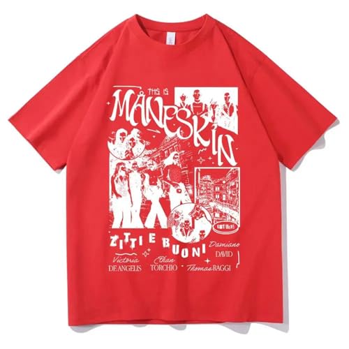 T-Shirt Rock Band Mane-Skin Bedrucktes T-Shirt Herren Retro Punk Übergroßes Kurzarm-Sweatshirt Herren Baumwoll-T-Shirt Herren Loose Street Shirt XS-3XL-Black||XS T-Shirt Rock Band Mane-Skin Bedrucktes T-Shirt Herren Retro Punk Übergroßes Kurzarm-Sweatshirt Herren Baumwoll-T-Shirt Herren Loose Street Shirt XS-3XL-Black||XS von Respeto