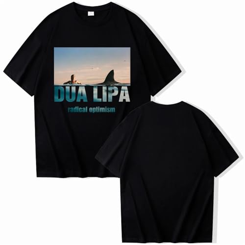 T-Shirts Für Herren Und Damen, Dua Lipa Retro-T-Shirts, Rundhalsausschnitt, Kurzarm-Shirt, Hip-Hop-Sänger, Fan-Geschenk, Übergroßes Street-T-Shirt, XS-3XL-Black||XS T-Shirts Für Herren Und Damen, Dua Lipa Retro-T-Shirts, Rundhalsausschnitt, Kurzarm-Shirt, Hip-Hop-Sänger, Fan-Geschenk, Übergroßes Street-T-Shirt, XS-3XL-Black||XS von Respeto