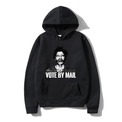 Ted Kaczynski Hoodie Herren Druck Ästhetischer Retro Hoodie Unisex Herbst Winter Retro Fleece Pullover Sweatshirt XS-3XL-Black||XS Ted Kaczynski Hoodie Herren Druck Ästhetischer Retro Hoodie Unisex Herbst Winter Retro Fleece Pullover Sweatshirt XS-3XL-Black||XS von Respeto
