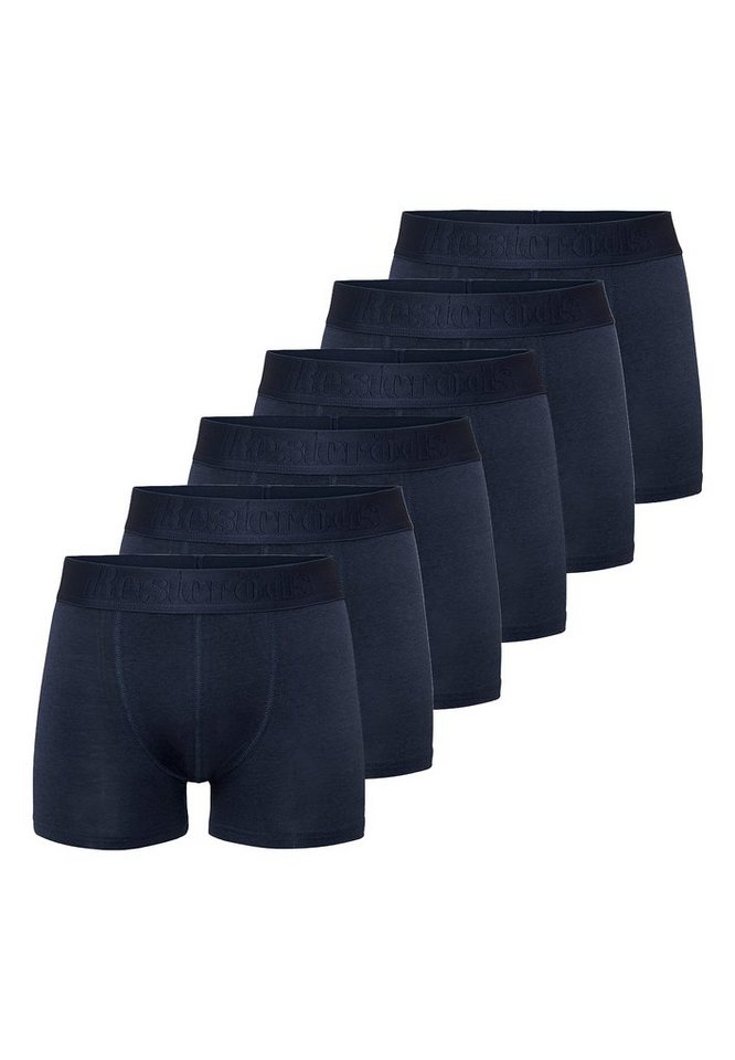 Resteröds Retro Boxer 6er Pack Bamboo (Spar-Set, 6-St) Retro Short / Pant - ohne Eingriff von Resteröds