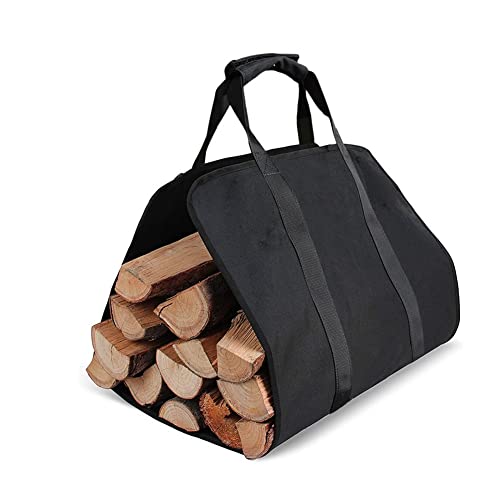 Restikiant 1 PCS Outdoor Camping Segeltuchtasche Camping Logging Aufbewahrungstasche Brennholz, Handheld-Stil von Restikiant