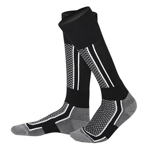 Restikiant 5 Paar Skisocken Aus Dicker Baumwolle für Sport, Snowboard, Radfahren, Skifahren, FußBall, Socken für Herren und Damen, Wandern, Skifahren, Socken-C von Restikiant