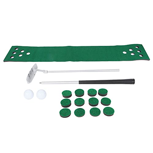 Golf-Putting-Matten-Set mit Putter und Bällen für Multiplayer-Green-Game, geeignet für alle Altersgruppen Golf-Putting-Matten-Set mit Putter und Bällen für Multiplayer-Green-Game, geeignet für alle Altersgruppen von Restokki