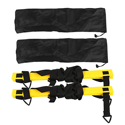 Restokki 2PCS Agility Training Leiter PP und Nylon mit Dreieck Schnalle Tasche Leiter Geschwindigkeit Training Ausrüstung für Fußball von Restokki