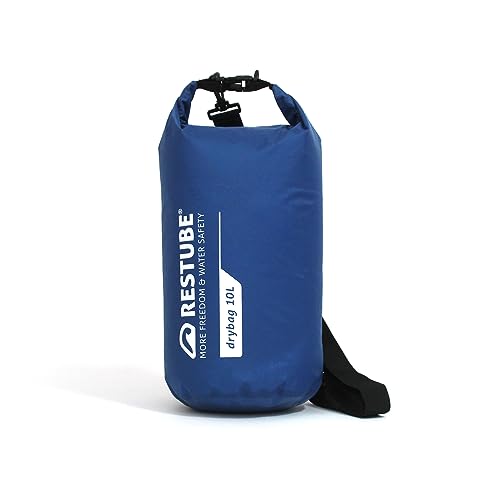 Restube Wasserdichter Dry Bag – Premium-Qualität für ultimativen Schutz | Vielseitig und geräumig | Ideal für Reisen, Wandern, Wasseraktivitäten | 100% wasserdicht und langlebig - [10L] von Restube