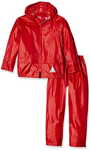 Ergebnis Kinder re95j Heavyweight wasserdichte Jacke/Hosenanzug, Kinder, RE95J, rot von Result