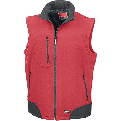 Ergebnis Softshell-Weste R123 A, XL rot/schwarz Ergebnis Softshell-Weste R123 A, XL rot/schwarz von Result